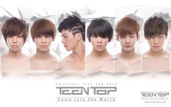 틴탑 | TEEN TOP | 1ST SINGLE ALBUM [ COME INTO THE WORLD ] | POSTER ONLY