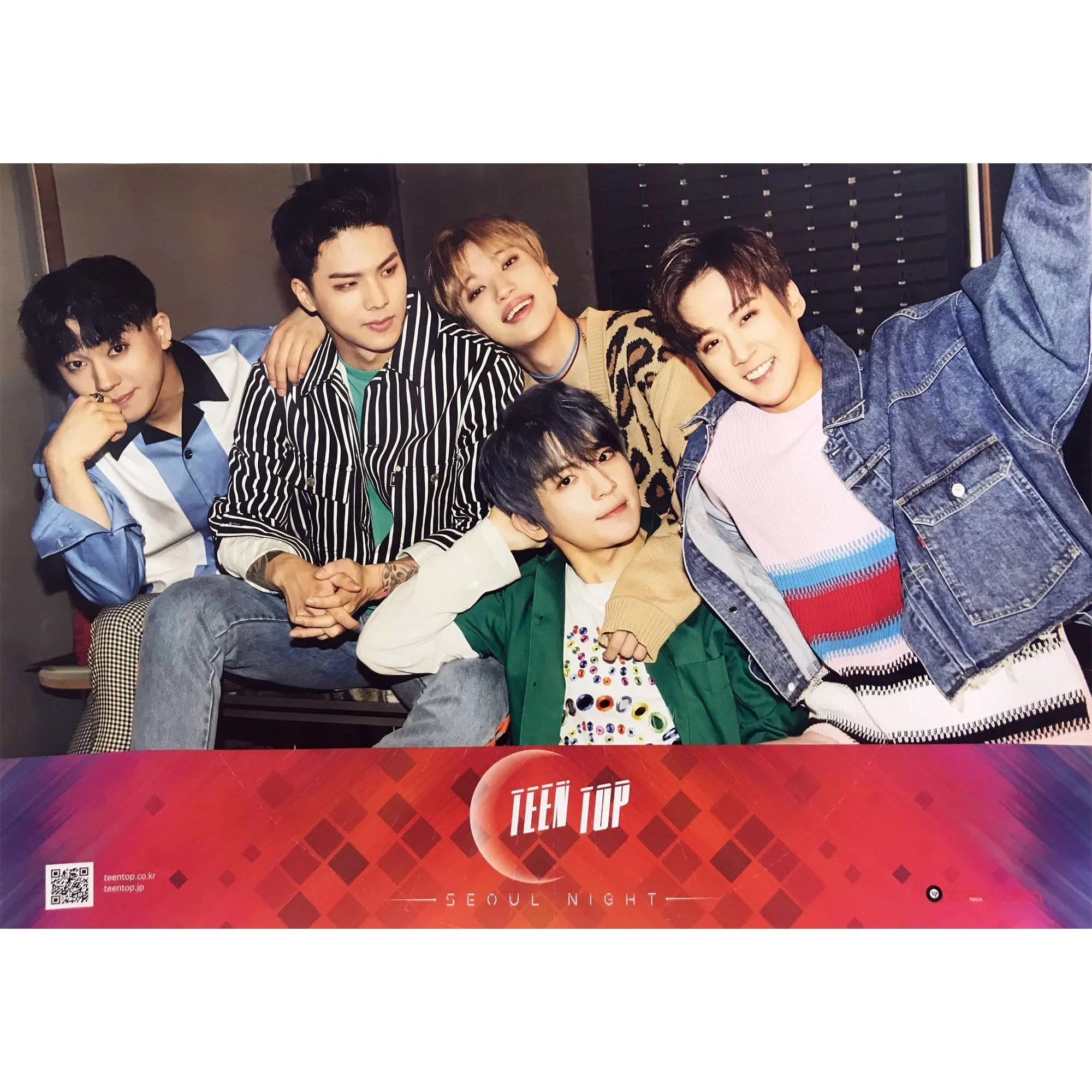 틴탑 | TEEN TOP | 8TH MINI ALBUM [ SEOUL NIGHT ] | (A VER.) POSTER ONLY