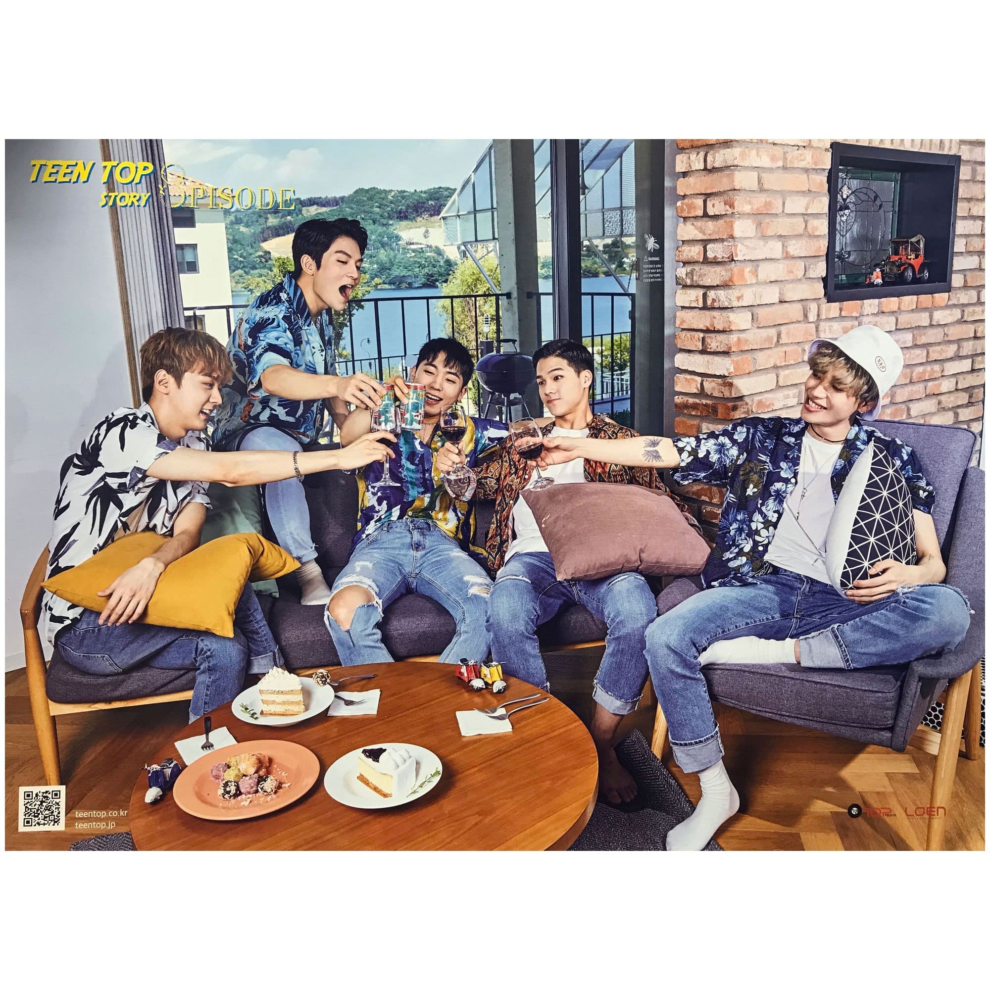 틴탑 | TEEN TOP | 8TH MINI ALBUM REPACKAGE [ TEEN TOP STORY : 8PISODE ] | POSTER ONLY