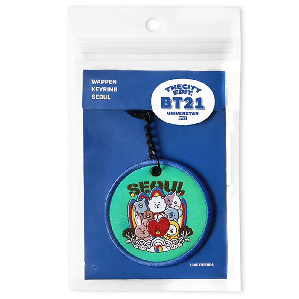 BT21 [ THE CITY EDITION ] WAPPEN KEYRING - Image 5