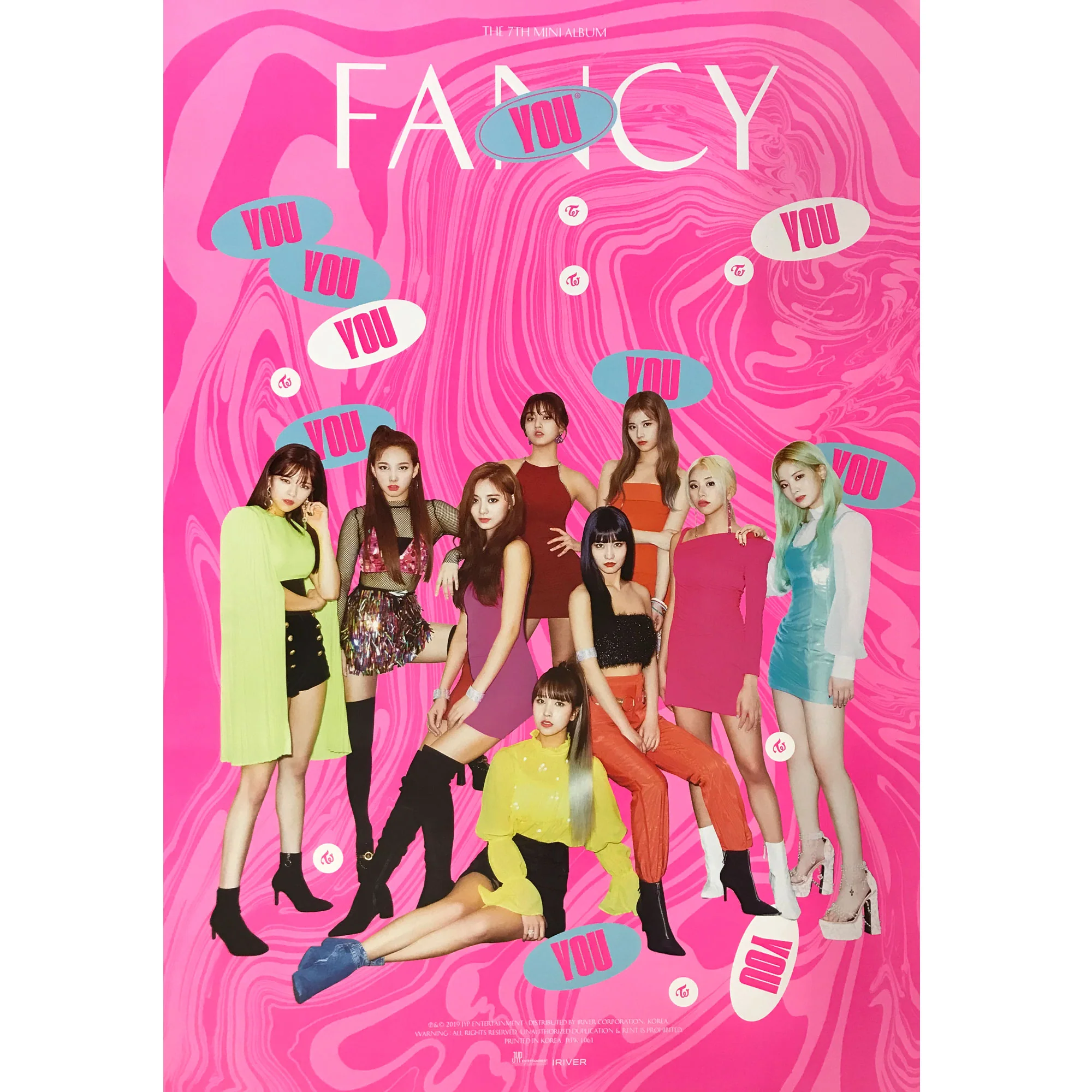 트와이스 | TWICE | 7TH MINI ALBUM [ FANCY YOU ] | (VER. 1) POSTER ONLY