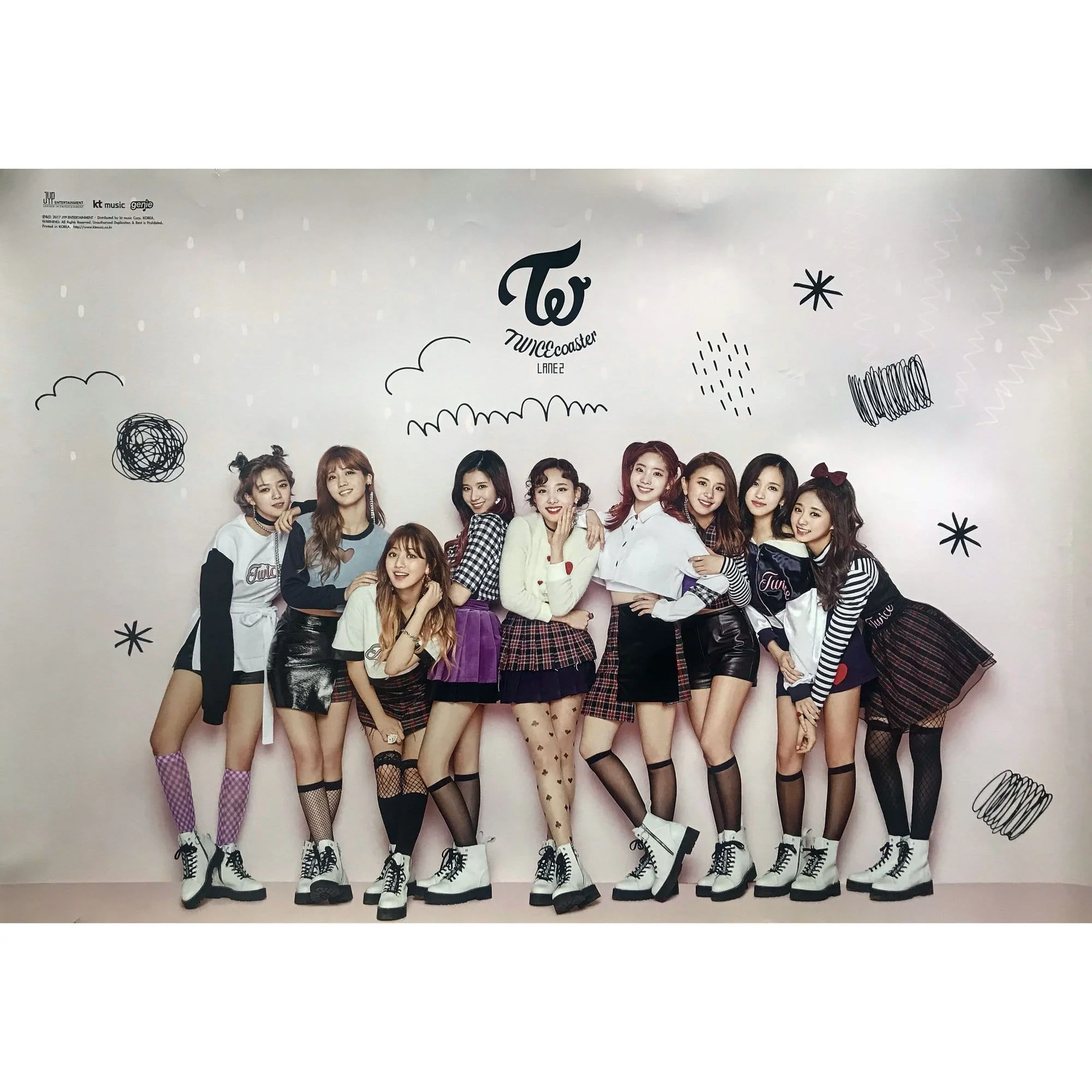 트와이스 | TWICE | 3RD MINI ALBUM REPACKAGE [ TWICECOASTER: LANE 2 ] | POSTER ONLY - Image 2