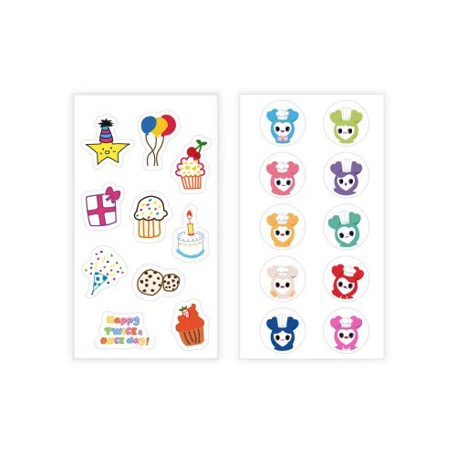 트와이스 | TWICE [ HAPPY TWICE & ONCE DAY! ] LOVELY SCENT MASK STICKER SET - MINT