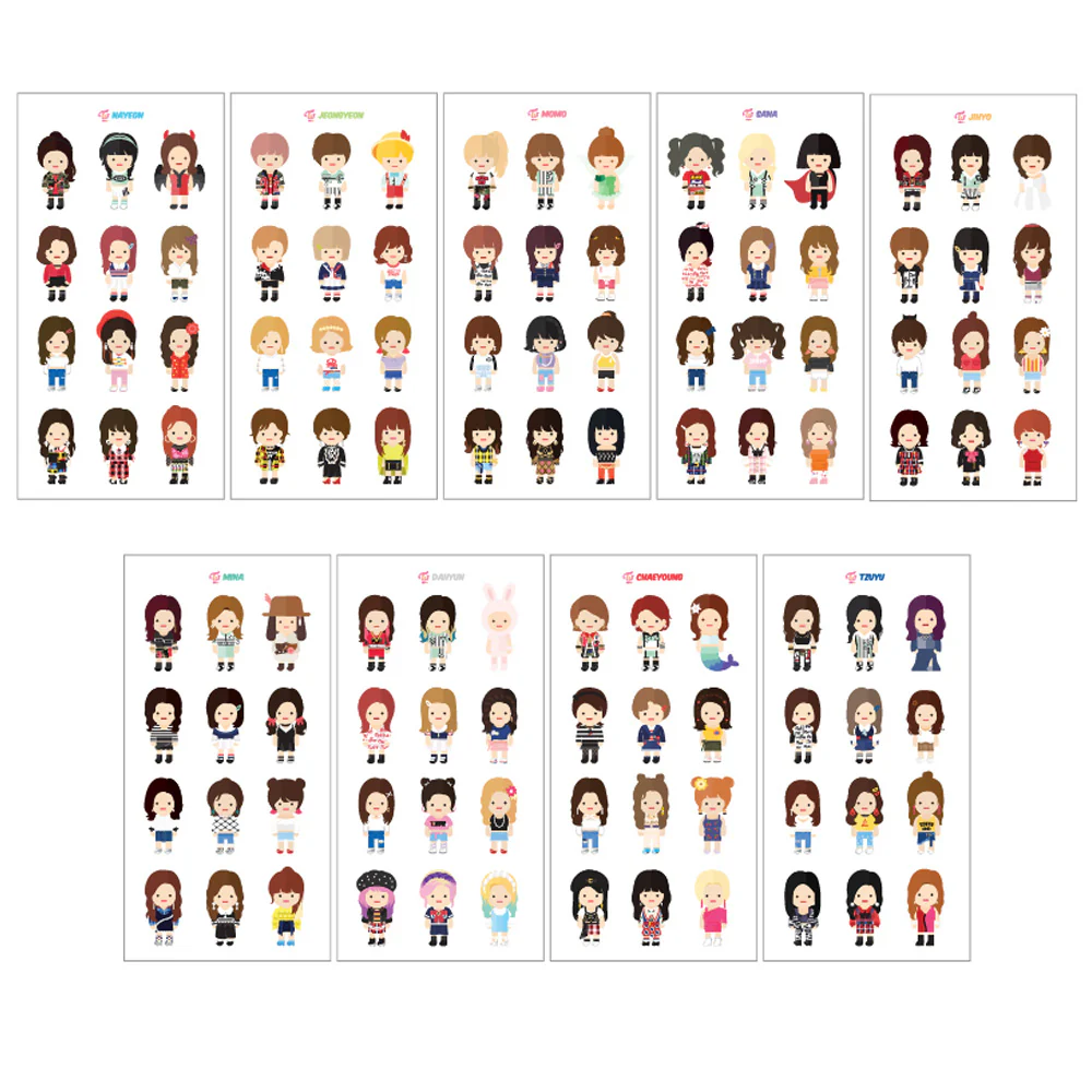 트와이스 | TWICE [ TWAII'S SHOP ] CHARACTER ALBUM STICKER
