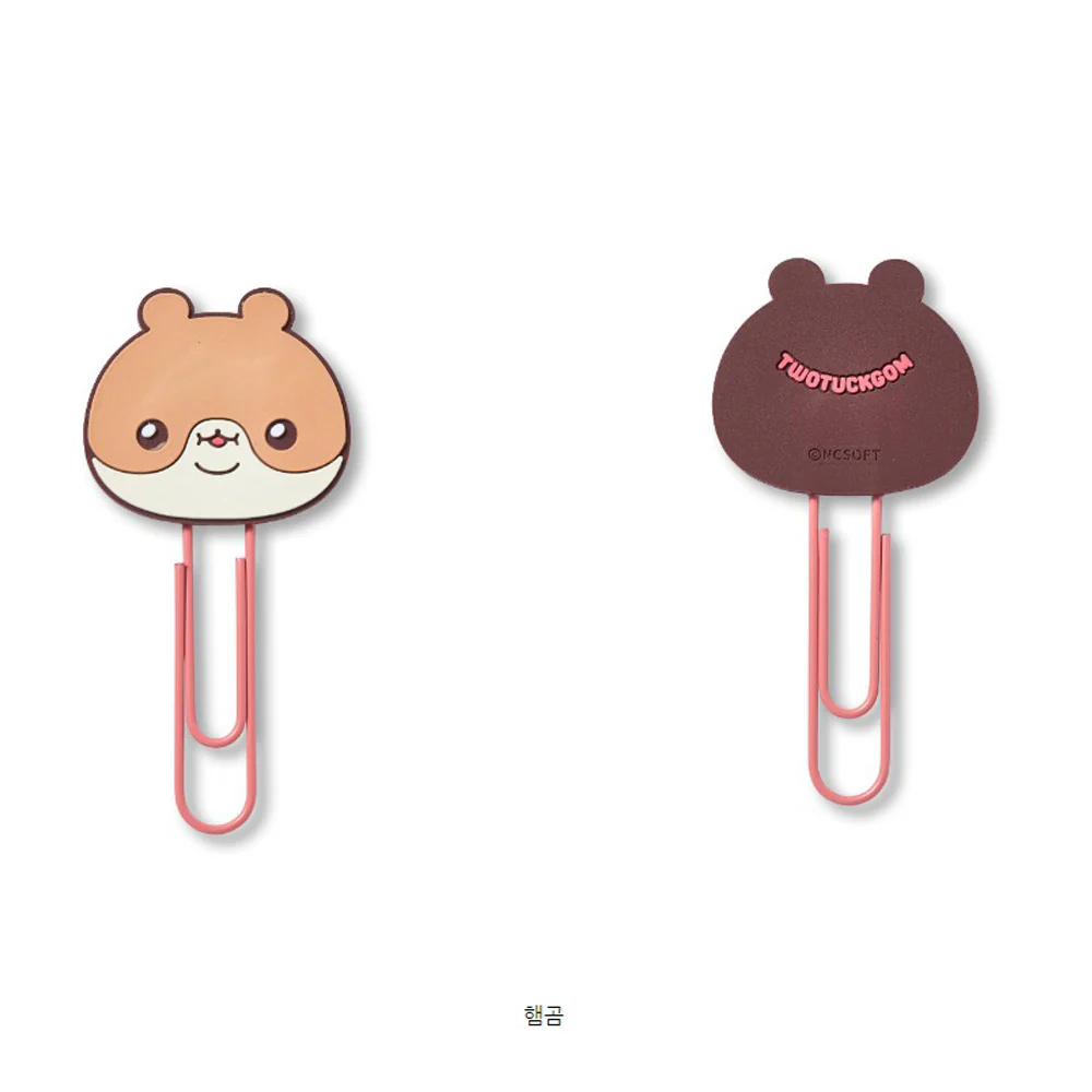 몬스타엑스 | MONSTA X [ TWOTUCKGOM ] BOOKMARK CLIP (4PCS) - Image 3