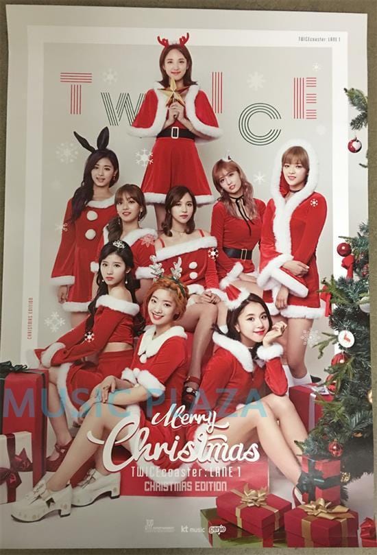 트와이스 | TWICE | 3RD MINI ALBUM [ TWICECOASTER : LANE 1 ] | (CHRISTMAS EDITION) POSTER ONLY