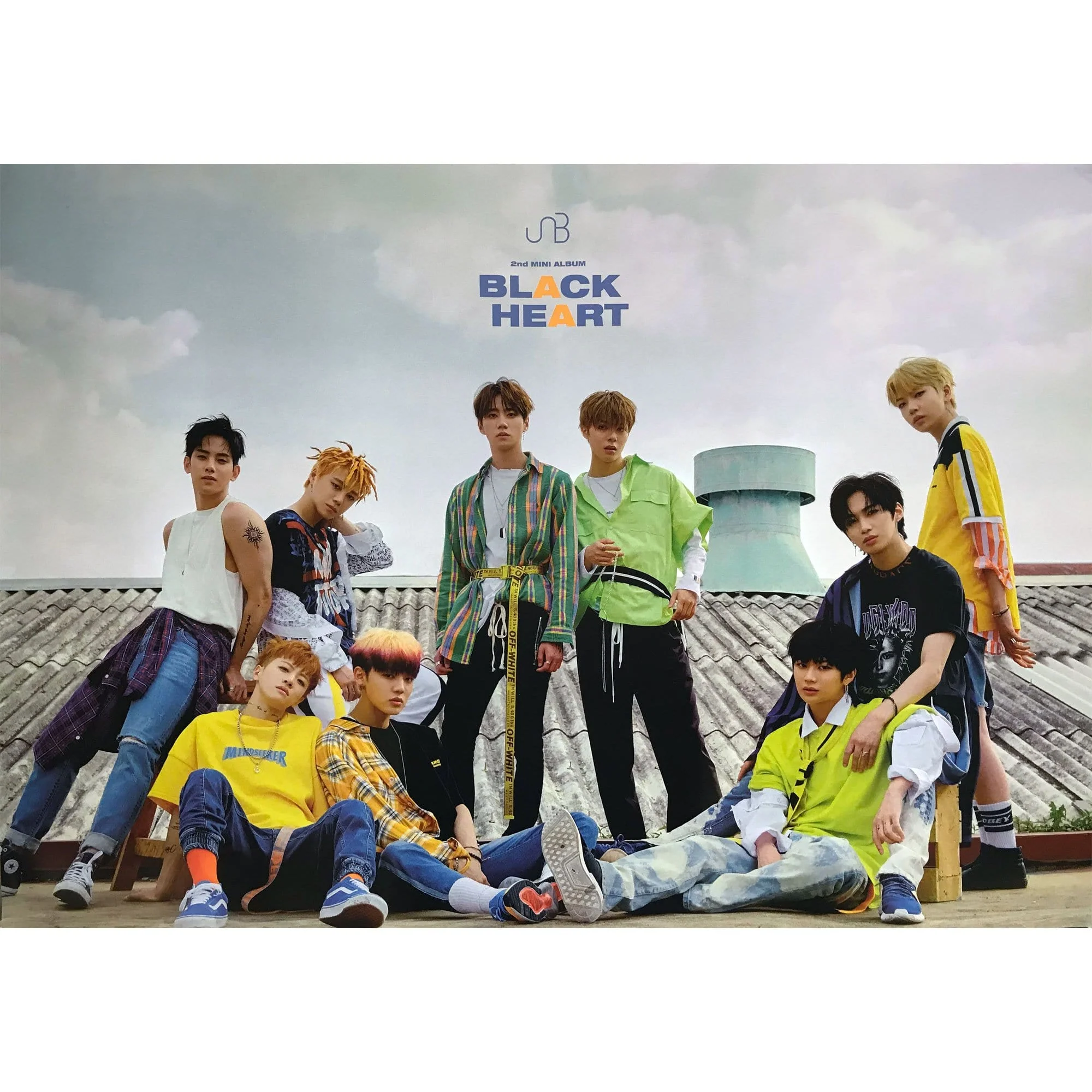 유앤비 | UNB | 2ND MINI ALBUM [ BLACK HEART ] | POSTER ONLY - Image 2