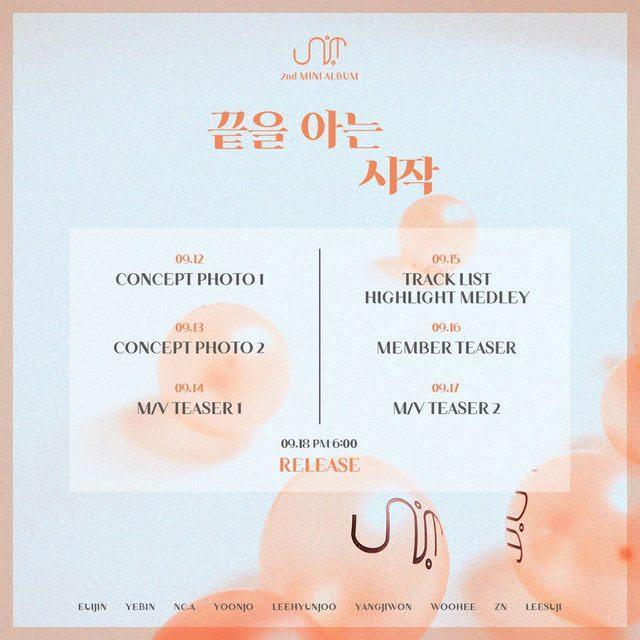 유니티 | UNI.T 2ND MINI ALBUM [ BEGIN WITH THE END ] - Image 2