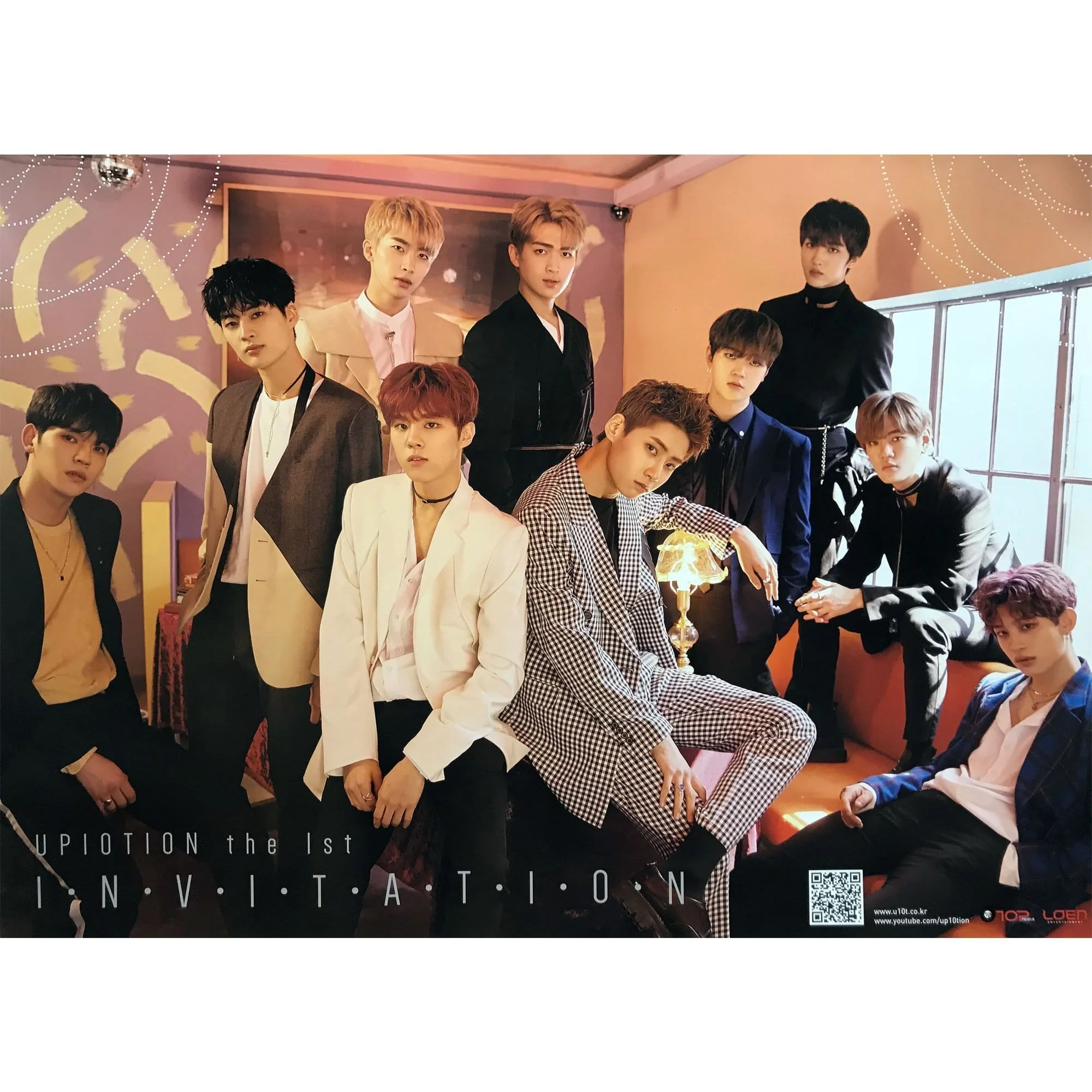 업텐션 | UP10TION | 1ST ALBUM [ INVITATION ] | POSTER ONLY
