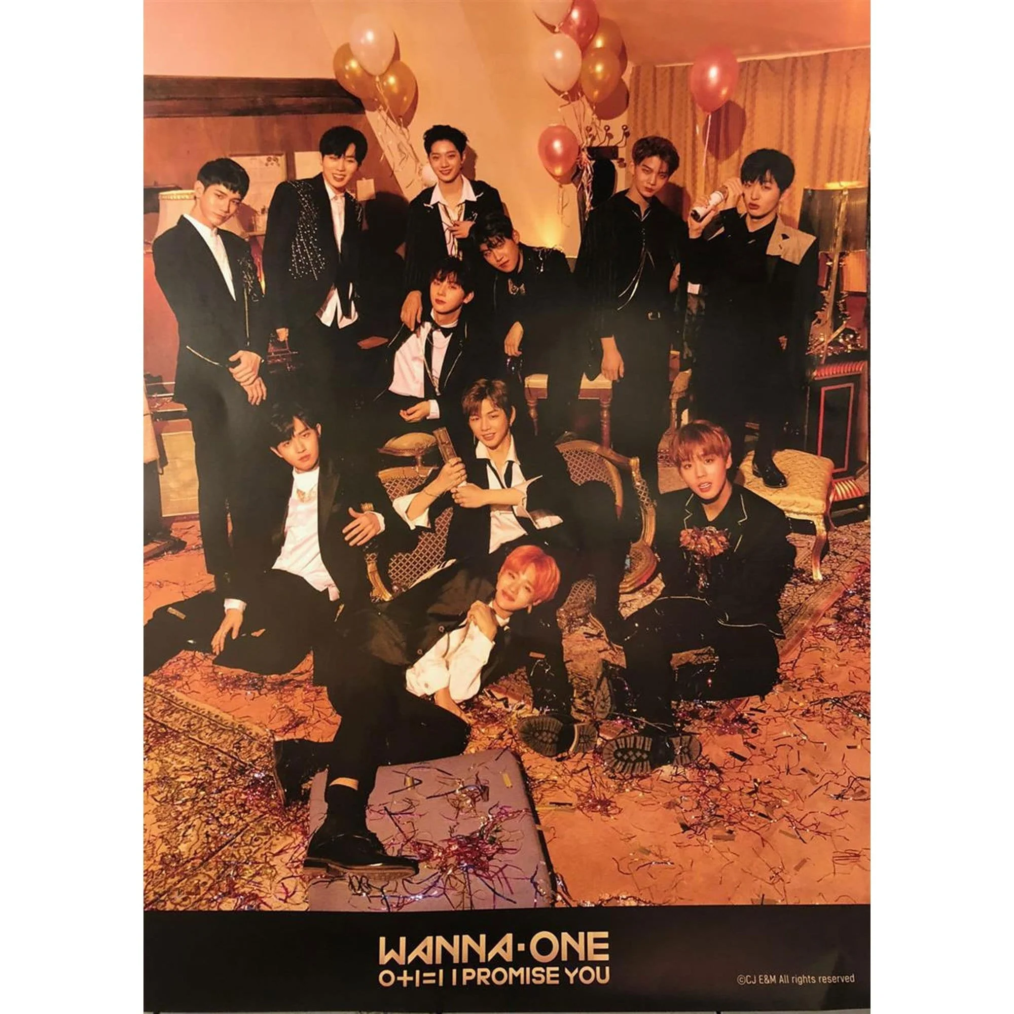 워너원 | WANNA ONE | 2ND MINI ALBUM [ 0 + 1 = 1 (I PROMISE YOU) ] | POSTER ONLY