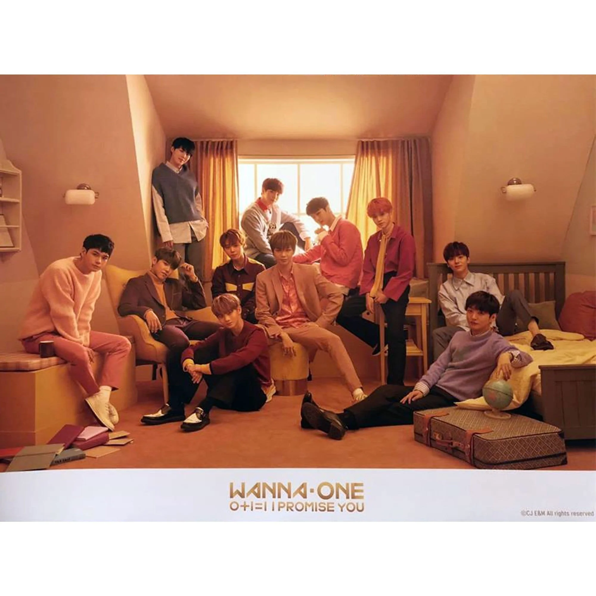 워너원 | WANNA ONE | 2ND MINI ALBUM [ 0 + 1 = 1 (I PROMISE YOU) ] | POSTER ONLY - Image 2