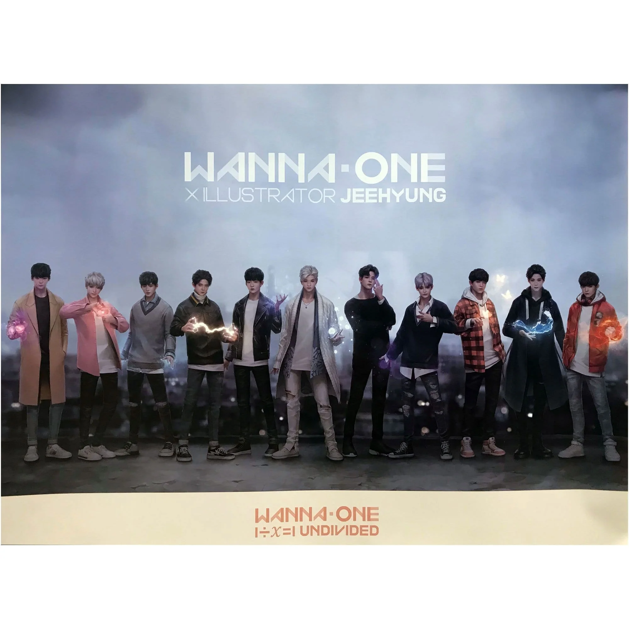 워너원 | WANNA ONE | 3RD MINI ALBUM [ 1 ÷ X = 1 (UNDIVIDED) ] | POSTER ONLY - Image 6