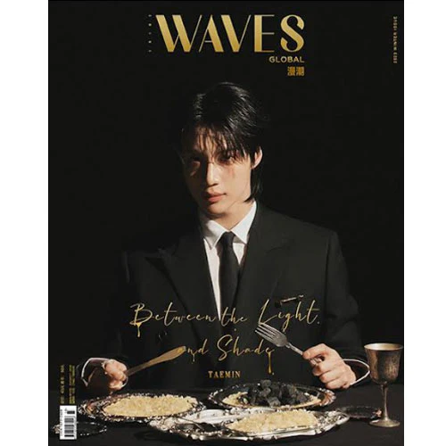 WAVES GLOBAL 2023-12 [ TAEMIN ] CHINESE MAGAZINE+2 POLAROID & POSTER - Image 2