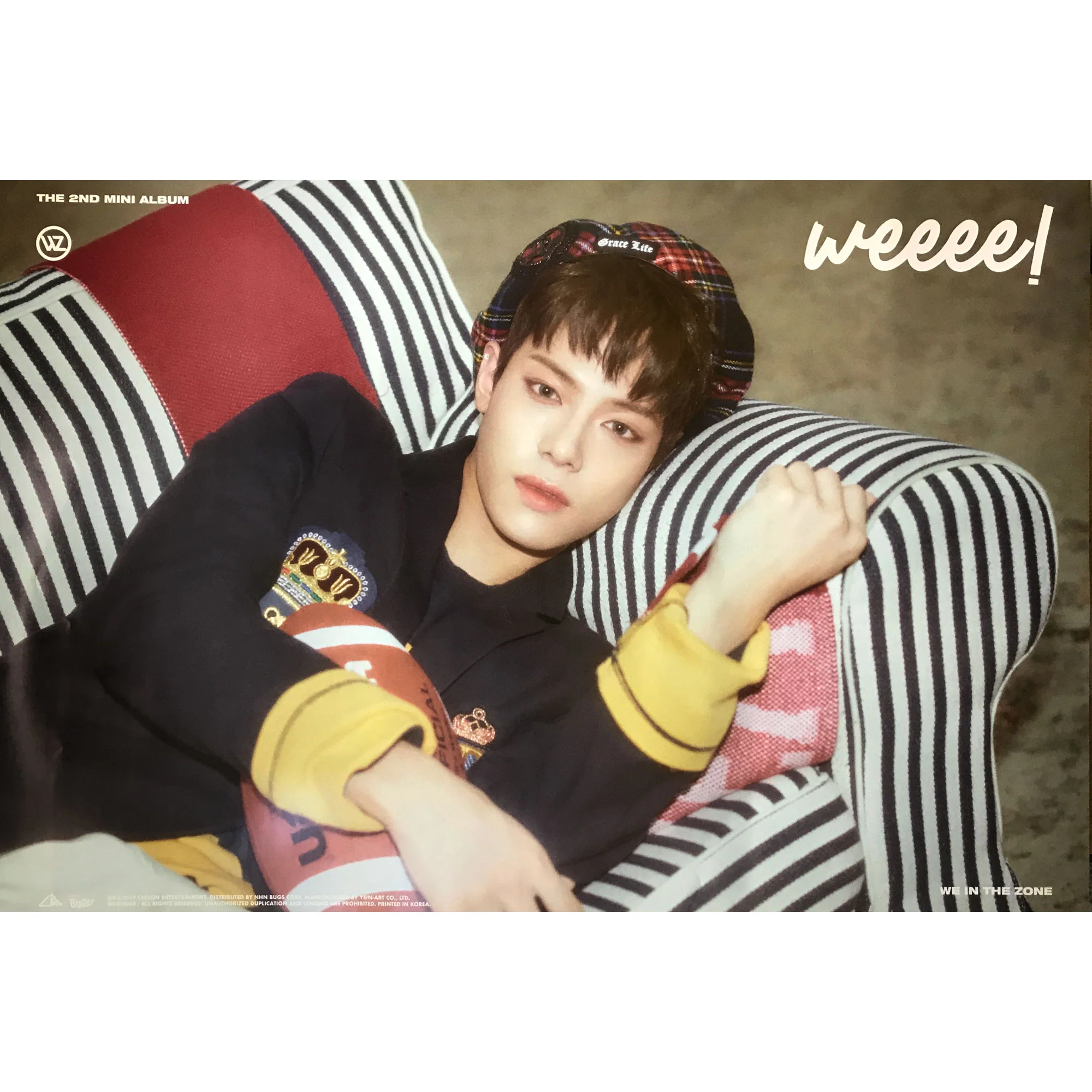 위인더존 | WE IN THE ZONE | 2ND MINI ALBUM [ WEEEE! ] | (B VER.) POSTER ONLY