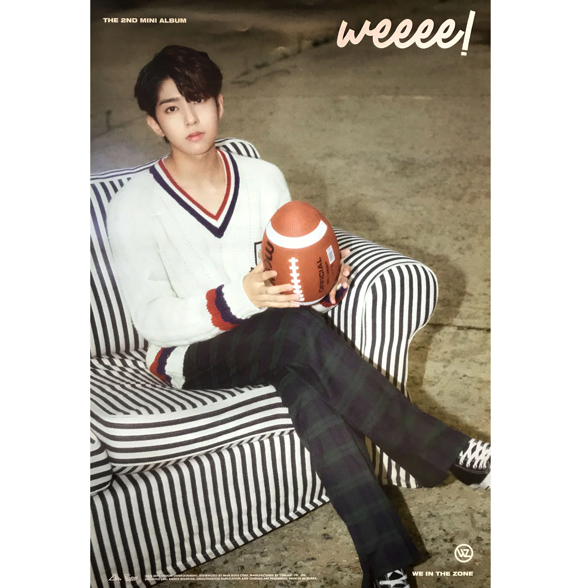 위인더존 | WE IN THE ZONE | 2ND MINI ALBUM [ WEEEE! ] | (C VER.) POSTER ONLY