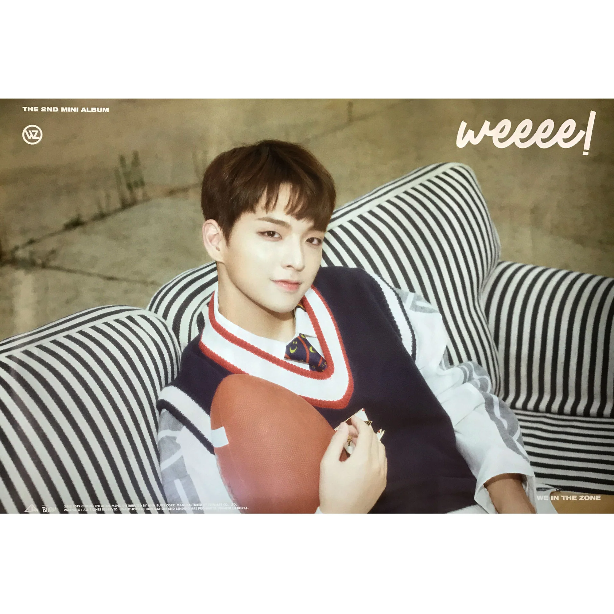 위인더존 | WE IN THE ZONE | 2ND MINI ALBUM [ WEEEE! ] | (D VER.) POSTER ONLY