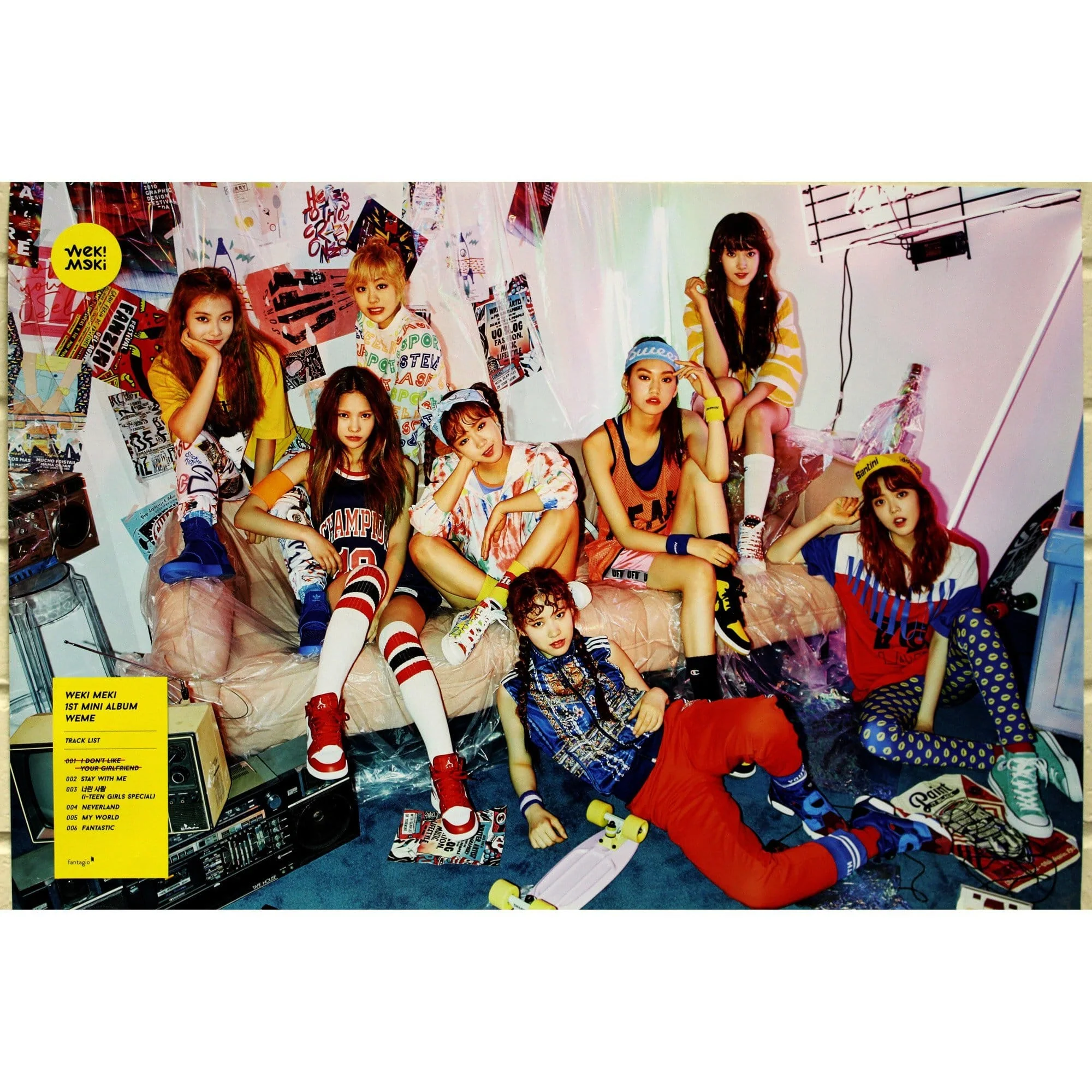 위키미키 | WEKI MEKI | 1ST MINI ALBUM [ WEME ] | POSTER ONLY