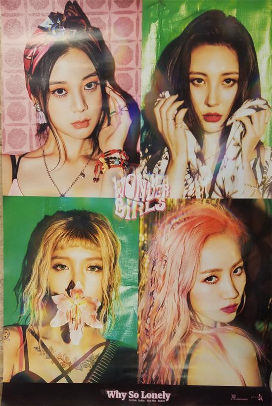 원더걸스 | WONDER GIRLS | 4TH SINGLE ALBUM [ WHY SO LONELY ] | (A VER.) POSTER ONLY