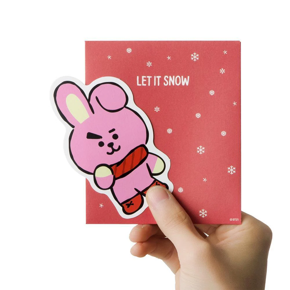 BT21 [ WINTER ] MESSAGE CARD COOKY VERSION - Image 2