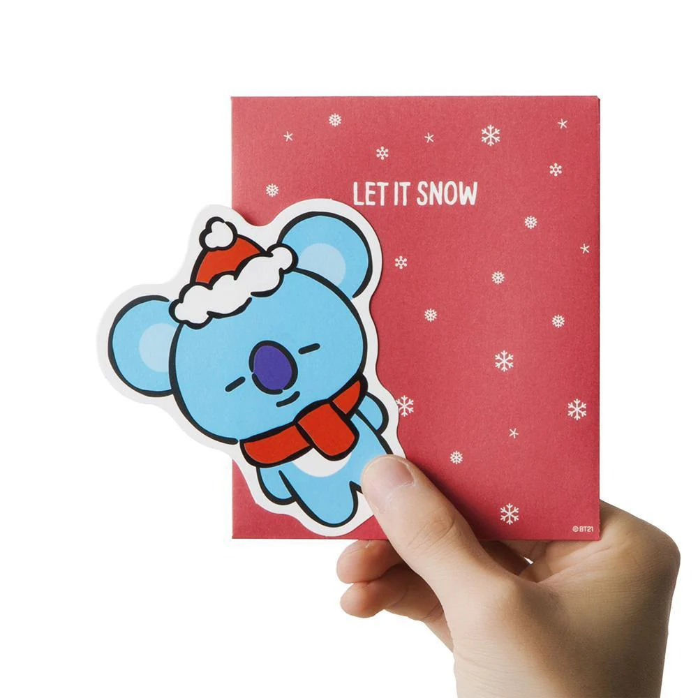 BT21 [ WINTER ] MESSAGE CARD KOYA VERSION - Image 2
