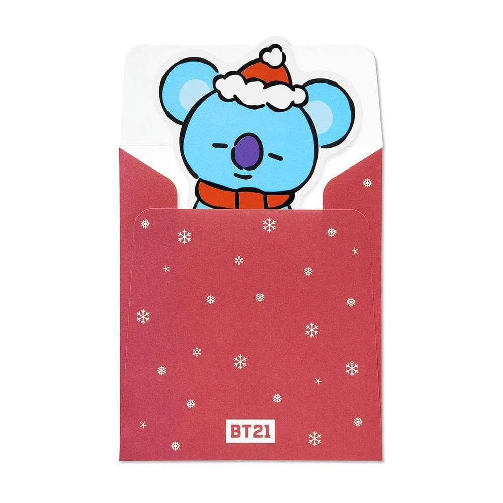 BT21 [ WINTER ] MESSAGE CARD KOYA VERSION - Image 5