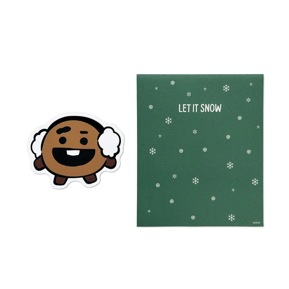 BT21 [ WINTER ] MESSAGE CARD SHOOKY VERSION - Image 4