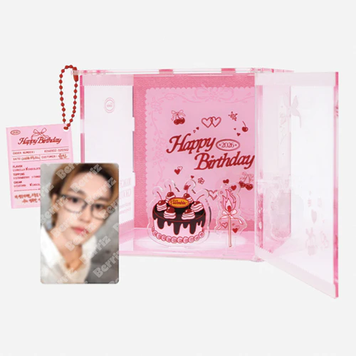 WONBIN ARTIST BIRTHDAY ACRYLIC CAKE BOX