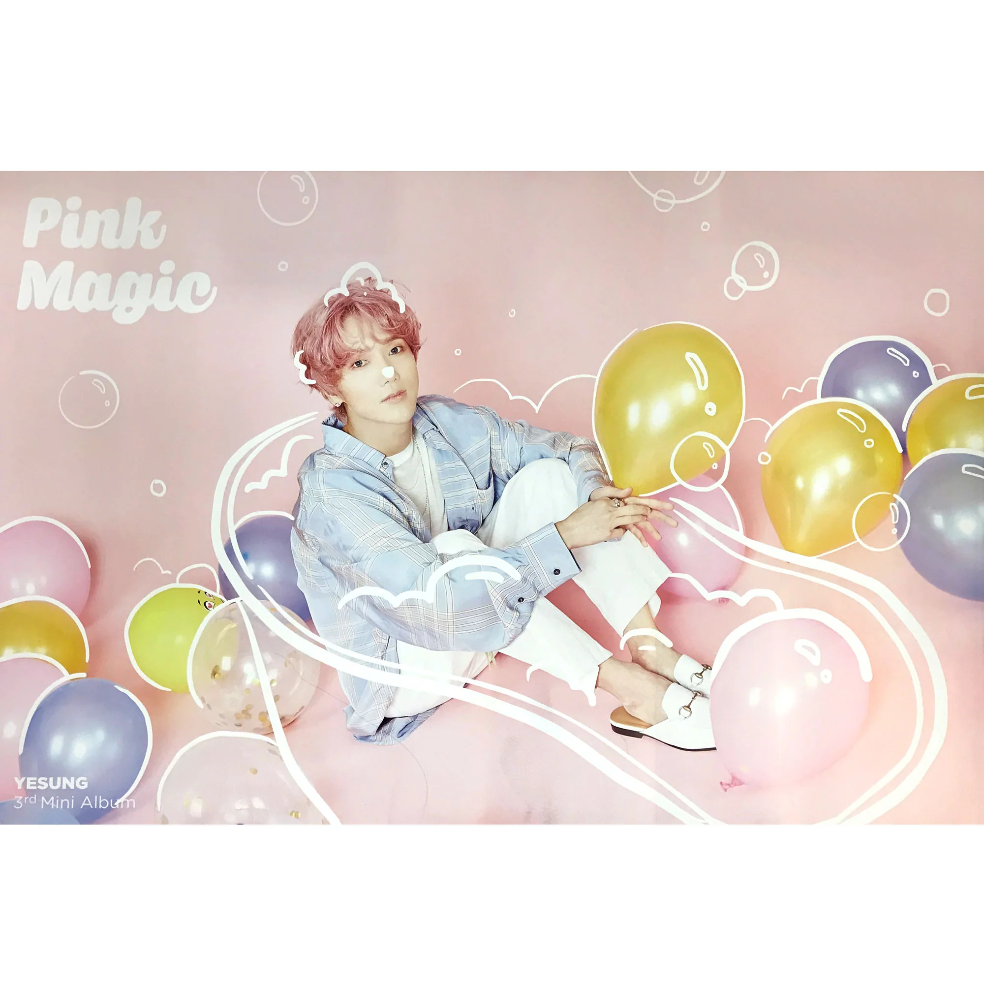예성 | YESUNG | 3RD MINI ALBUM [ PINK MAGIC ] | (PINK VER.) POSTER ONLY