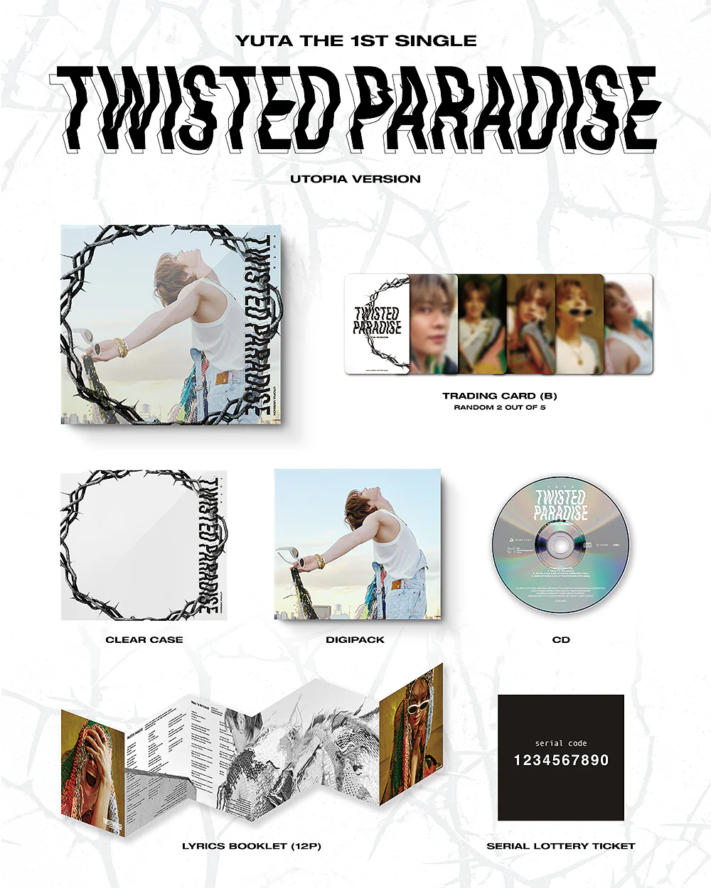 YUTA [Twisted Paradise] JAPAN Release CDJ - Image 2
