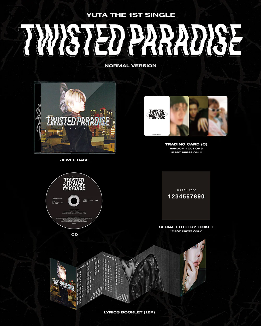 YUTA [Twisted Paradise] TOWER RECORDS JAPAN Release - Image 3