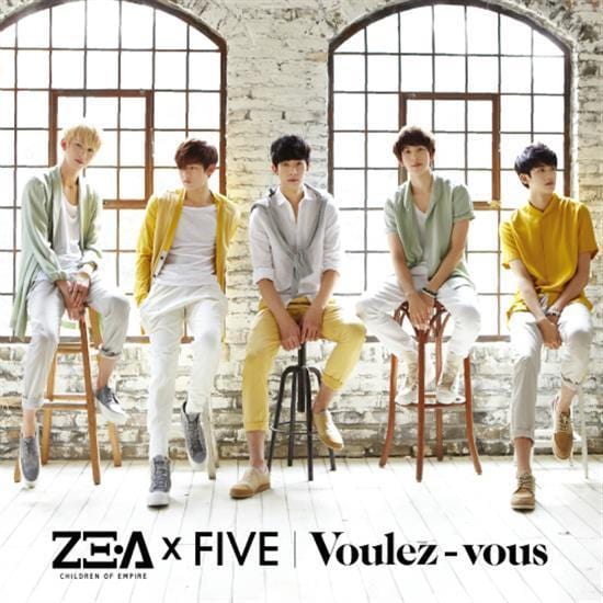 제국의 아이들 파이브 | ZE:A FIVE | 1ST MINI ALBUM [ VOULEZ-VOUS ] | POSTER ONLY
